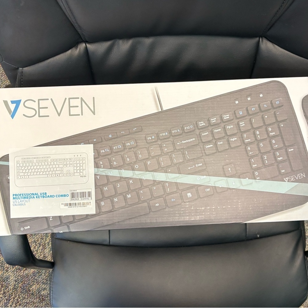 Seven Black Keyboard